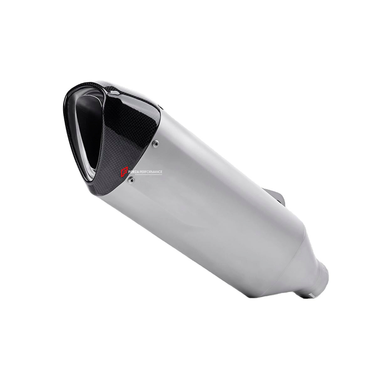 SLIP ON MOTORCYCLE EXHAUST MUFFLER for BMW S1000R S1000RR 2019 - 2024
Set includes:

Slip-On Muffler (60mm inlet) with Carbon Fiber End Cap
Mounting Bracket and Hardware
Material: Titanium + Carbon Fiber

NOTE: Professional installation is required.
Weight: 2.339 kg