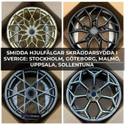 SMIDDA HJULFÄLGAR FÄLGAR SMIDDA SMIDDA FÄLGAR SKRÄDDARSYDDA I SVERIGE: STOCKHOLM, GÖTEBORG, MALMÖ, UPPSALA, SOLLENTUNA