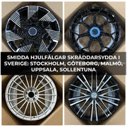 SMIDDA HJULFÄLGAR FÄLGAR SMIDDA SMIDDA FÄLGAR SKRÄDDARSYDDA I SVERIGE: STOCKHOLM, GÖTEBORG, MALMÖ, UPPSALA, SOLLENTUNA