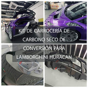 KIT DE CARROCERÍA DE CARBONO SECO DE CONVERSIÓN PARA LAMBORGHINI HURACAN ACTUALIZACIÓN A HURACAN STO