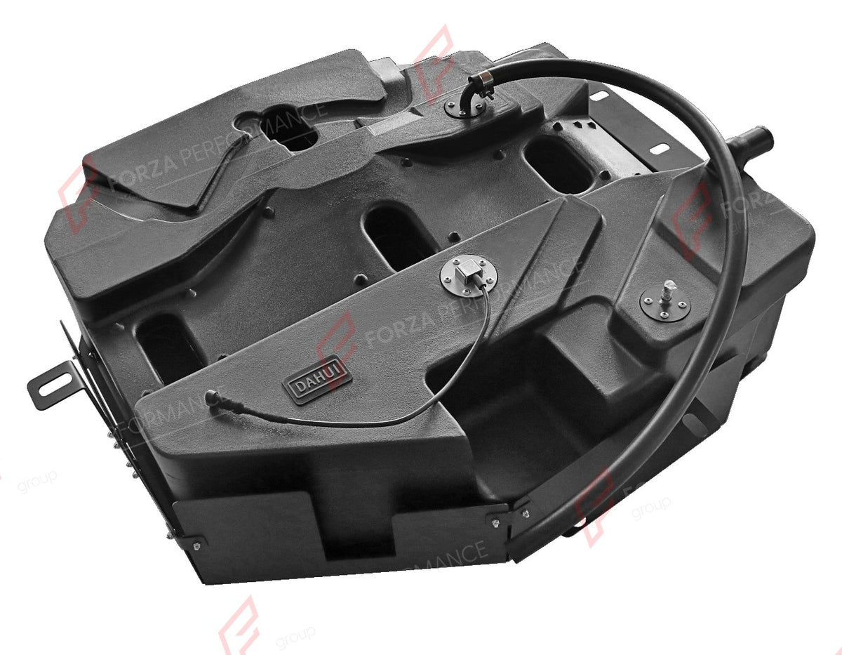 SPARE TIRE AUXILIARY LONG RANGE FUEL TANK SYSTEM 120L (EXTRA 32 GAL) EXTENDED RANGE for NEW 2ND-GEN HAVAL H9 2024+
