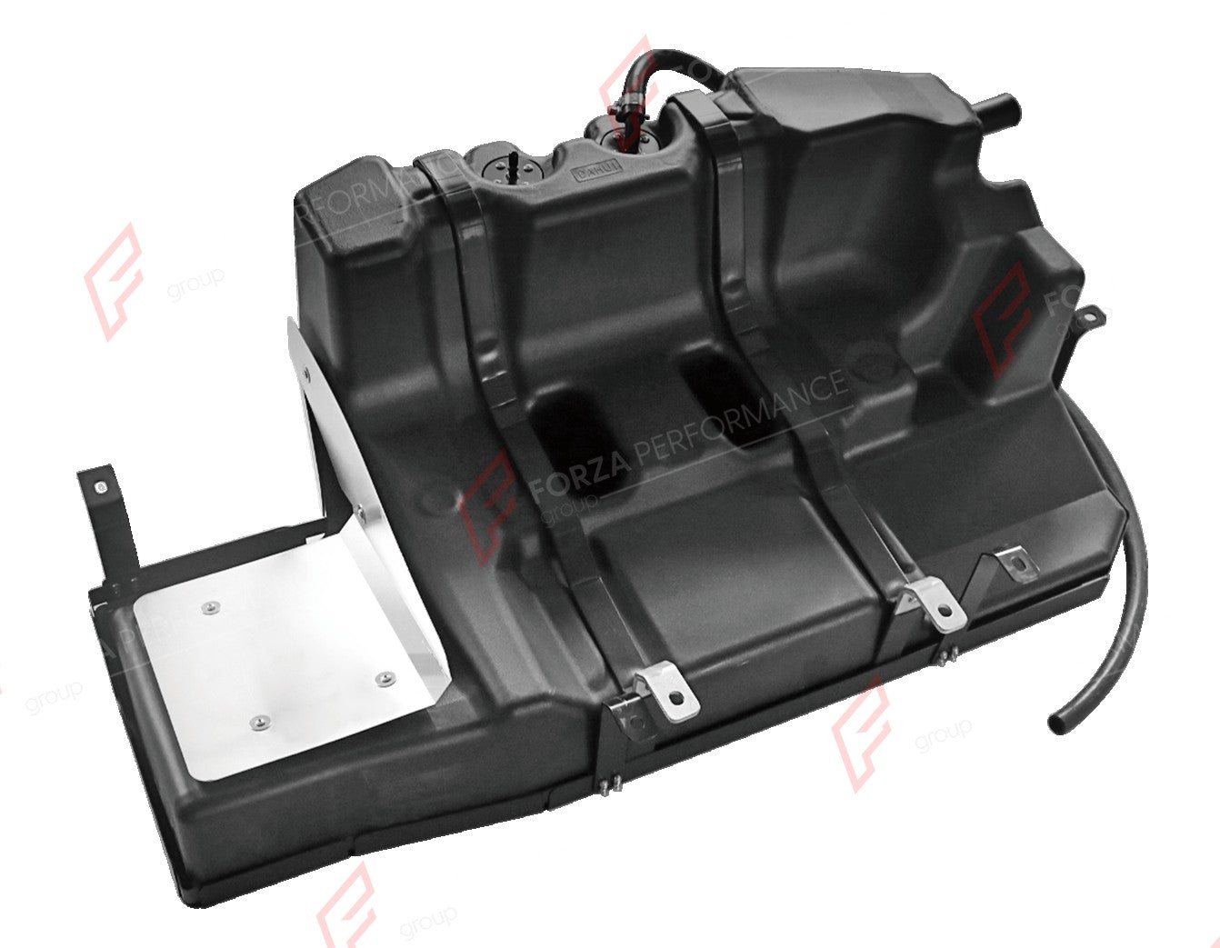 SPARE TIRE AUXILIARY LONG RANGE FUEL TANK SYSTEM 65L (EXTRA 17 GAL) EXTENDED RANGE for GWM TANK 400 HI4-T 2023+