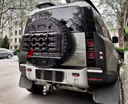 SPARE TIRE CARRIER FOR LAND ROVER DEFENDER L663 90 110 130 2020+ Forza Performance custom fit BARAG style design