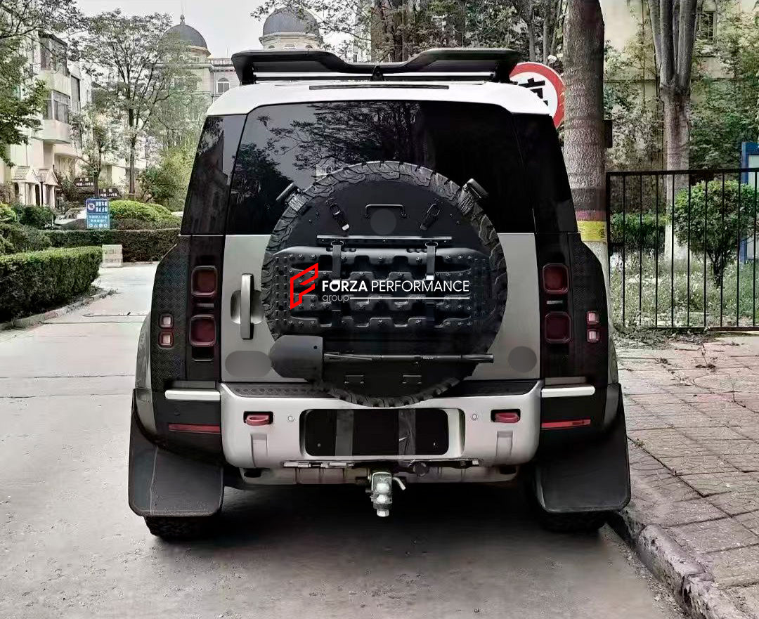 SPARE TIRE CARRIER FOR LAND ROVER DEFENDER L663 90 110 130 2020+ Forza Performance custom fit BARAG style design