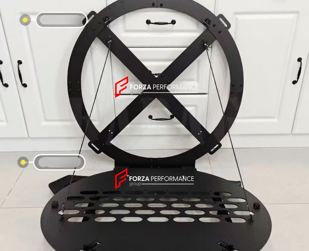 SPARE TIRE CARRIER FOR LAND ROVER DEFENDER L663 90 110 130 2020+ Forza Performance custom fit BARAG style design