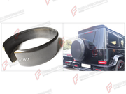 SPARE TIRE COVER FRAME for MERCEDES-BENZ G-CLASS W465 G63 G450D G500 G550 2025+

Set includes:
Spare Tire Cover Frame

Material: Plastic

NOTE: Professional installation is required.