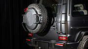 SPARE TIRE COVER WITH HOLDER for MERCEDES BENZ G CLASS W465 G450 G350 G500 G550 AMG G63 2024+

Set includes:

Spare Tire Cover
Holder

Material: Stainless Steel + Dry Carbon

NOTE: Professional installation is required.