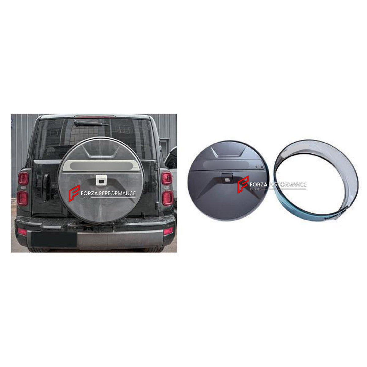 SPARE WHEEL TIRE COVER for HAVAL H9 II 2024+

Set includes:
Spare Wheel Tire Cover

Material: Plastic

NOTE: Professional installation is required.