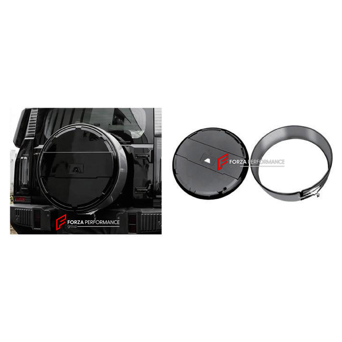 SPARE WHEEL TIRE COVER for JETOUR T2 TRAVELLER 2024+ FORZA PERFORMANCE custom fit U Style

Set includes:
Spare Wheel Tire Cover

Material: Plastic

NOTE: Professional installation is required.