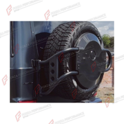 SPARE WHEEL TIRE COVER WITH HOLDERS for MERCEDES-BENZ G-CLASS W465 G63 G450D G500 G550 2025+

Set includes:
Spare Wheel Tire Cover With Holders

Material: Plastic

NOTE: Professional installation is required.