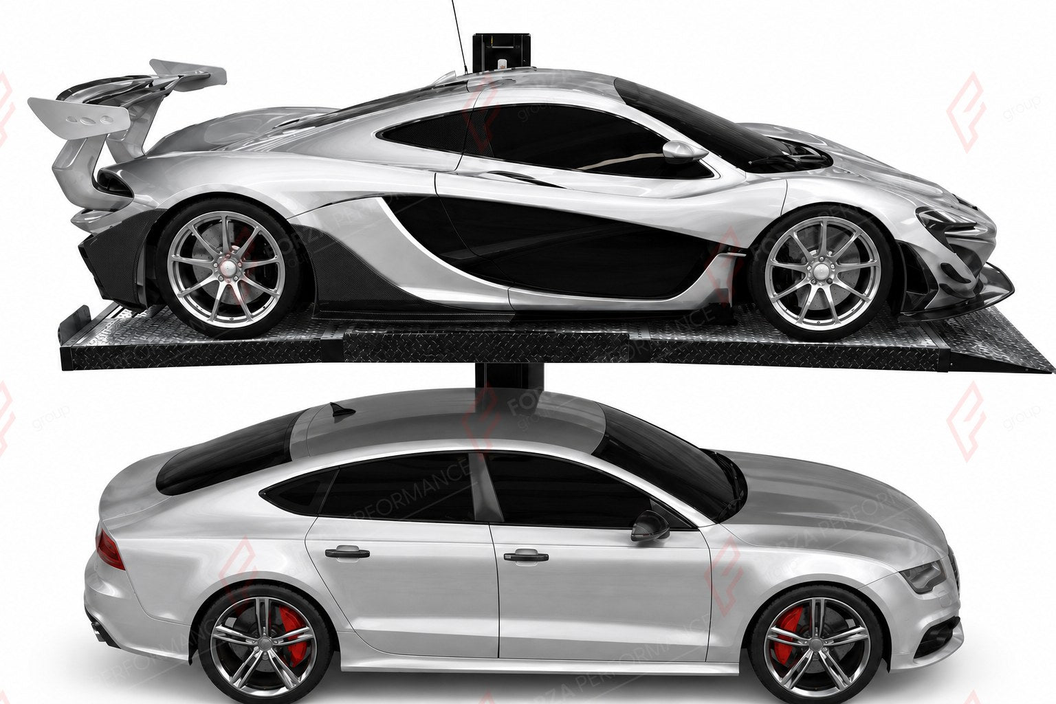 SPL-2 Single-Post Garage Parking Lift - Car Stacker, 2,000 kg - elevador de coches / monte-voiture