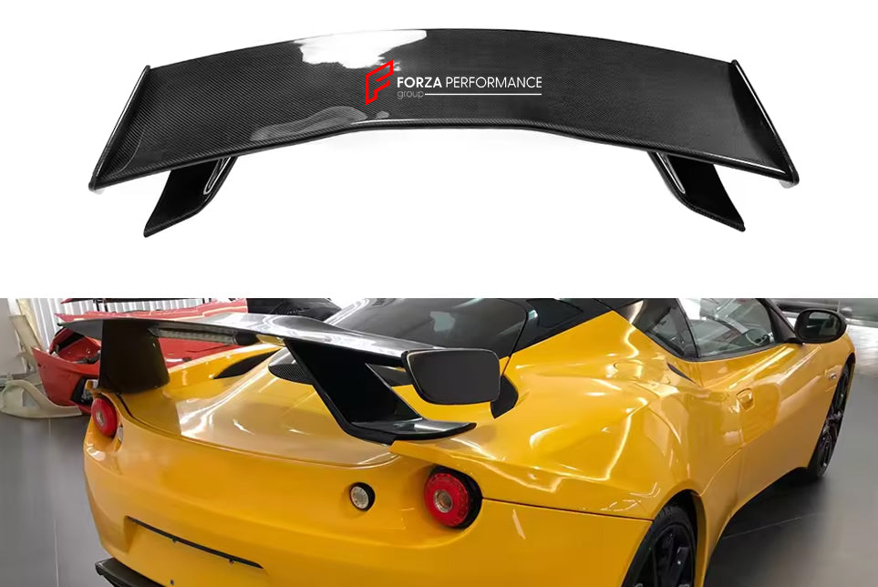 Carbon Fiber GTE Style Spoiler for Lotus Evora S 400 410 GT430 Sport 2010 - 2016