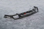 CARBON FRONT LIP REAR DIFFUSER SPORT DESIGN STYLE FOR PORSCHE CAYENNE 2018-2023