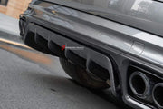 CARBON FRONT LIP REAR DIFFUSER SPORT DESIGN STYLE FOR PORSCHE CAYENNE 2018-2023