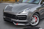 CARBON FRONT LIP REAR DIFFUSER SPORT DESIGN STYLE FOR PORSCHE CAYENNE 2018-2023