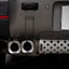 SQUARE QUAD EXHAUST TIPS WITH CENTER MESH for LAND ROVER DEFENDER 90 110 130 L663 2020+
Set includes:

Square Quad Exhaust Tips
Center Mesh Grille Panel
Material: Stainless Steel

NOTE: Professional installation is required.