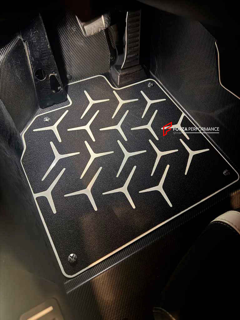 STAINLESS STEEL FLOOR MATS CARPETS for LAMBORGHINI AVENTADOR SVJ
Set includes:
Floor Mats
Material: Stainless Steel 
CONTACT US FOR PRICING
Payment ►
Visa
Mastercard
PayPal with a credit card (add 4.4% at checkout)
Payoneer
Cryptocurrency
Shipment ►
By express DHL/UPS/TNT/FedEx
To the local international airport
Special line by air
Special line by the sea
To Europe and the UK by train
Please let us know which shipping option you prefer.
