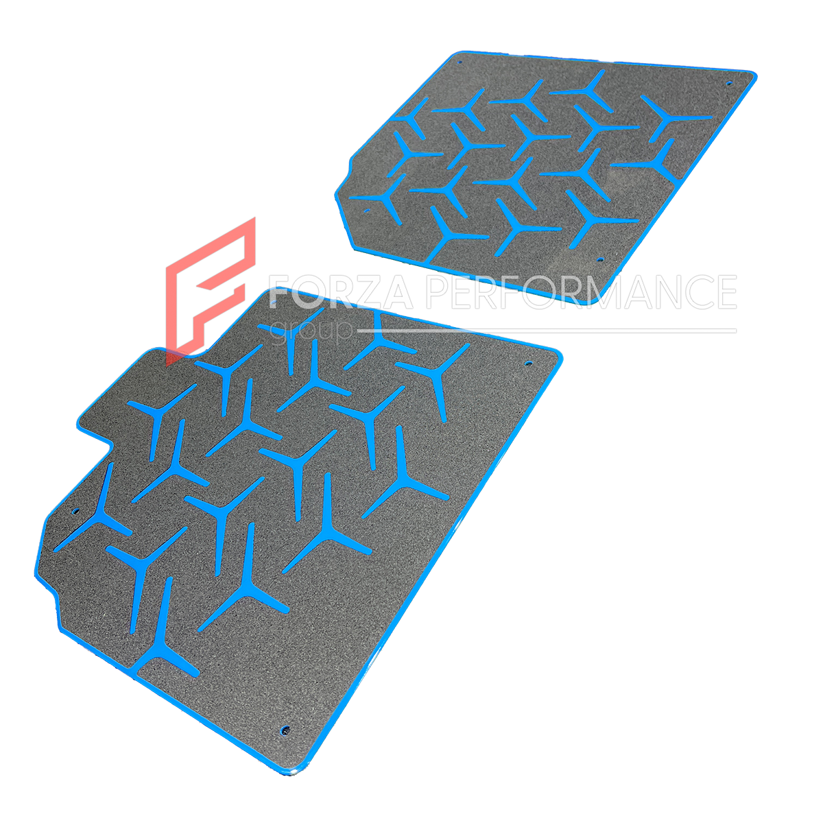 STAINLESS STEEL FLOOR MATS CARPETS for LAMBORGHINI AVENTADOR SVJ