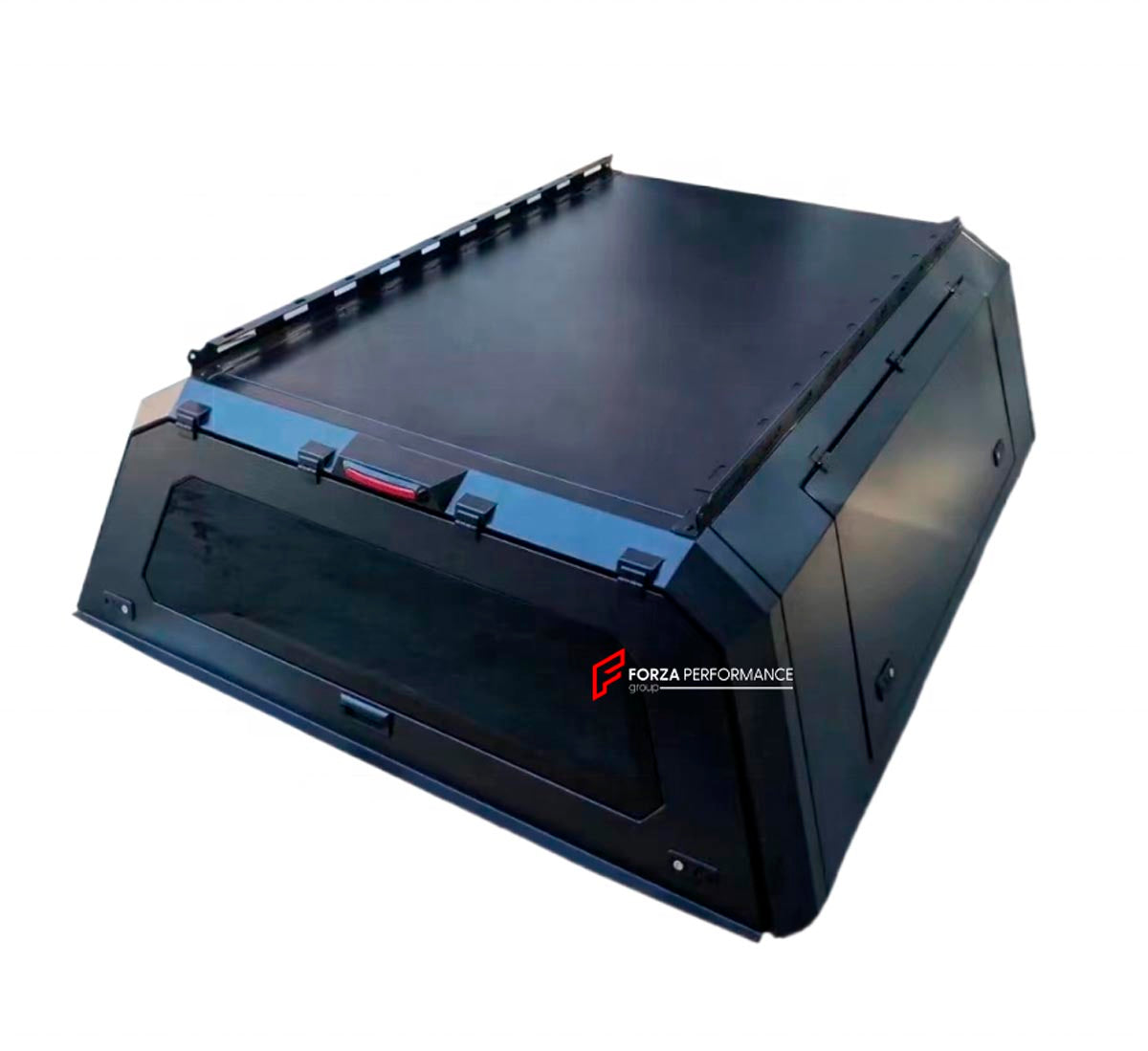 STEEL AND ALUMINIUM PICKUP CANOPY HARD TOP for FORD F-150 RANGER Forza Performance Custom fit
Set includes:

Pickup Canopy Hard Top
Material: Steel + Aluminium

NOTE: Professional installation is required.
