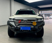 STEEL FRONT BUMPER BULL BAR for TOYOTA LAND CRUISER 300 LC 300 2021+ Forza Performance Custom fit
Set includes:

Steel Front Bumper with Bull Bar
Side Wing Plates
Skid Plate
Mounting Brackets
Rubber Seal
Fitting Hardware
Material: Steel

NOTE: Professional installation is required.