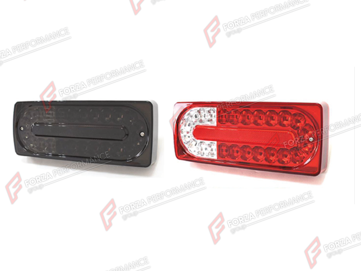 TAIL LIGHTS for MERCEDES-BENZ G-CLASS W463 2008 - 2018

Set includes:
Tail Lights

Material: Plastic

NOTE: Professional installation is required.
