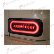 TAIL LIGHTS for MERCEDES-BENZ G-CLASS W464 G63 G350 G350D G400D G500 G550 2019 - 2024 FORZA PERFORMANCE custom fit Sport Style

Set includes:
Tail Lights With Waterflowing Function

Material: Plastic

NOTE: Professional installation is required.