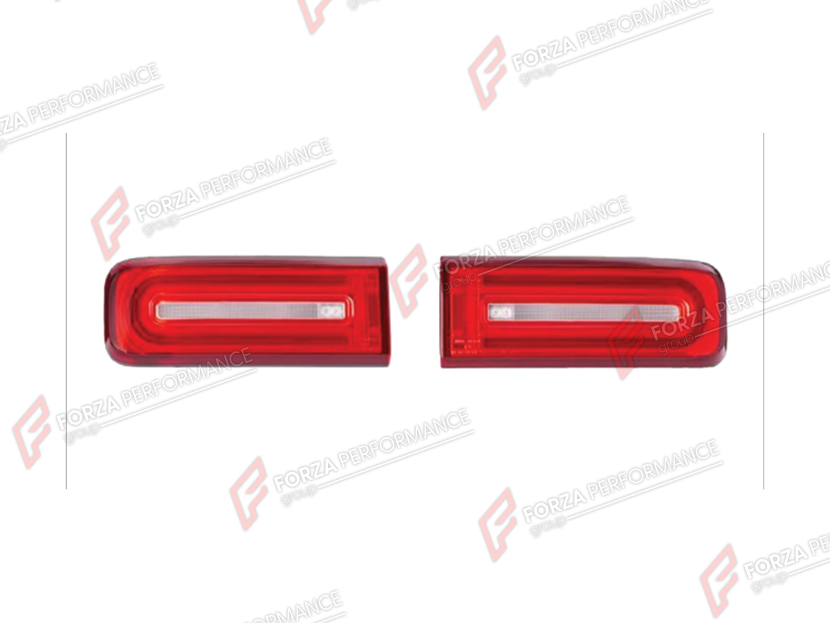 TAIL LIGHTS for MERCEDES-BENZ G-CLASS W464 G63 G350 G350D G400D G500 G550 2019 - 2024

Set includes:
Tail Lights

Material: Plastic

NOTE: Professional installation is required.