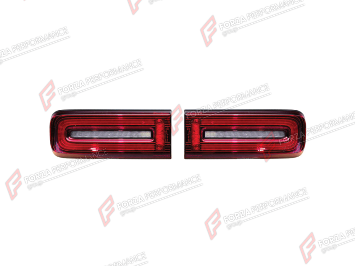 TAIL LIGHTS for MERCEDES-BENZ G-CLASS W465 G63 G450D G500 G550 2025+ FORZA PERFORMANCE custom fit OEM Style

Set includes:
Tail Lights

Material: Plastic

NOTE: Professional installation is required.
