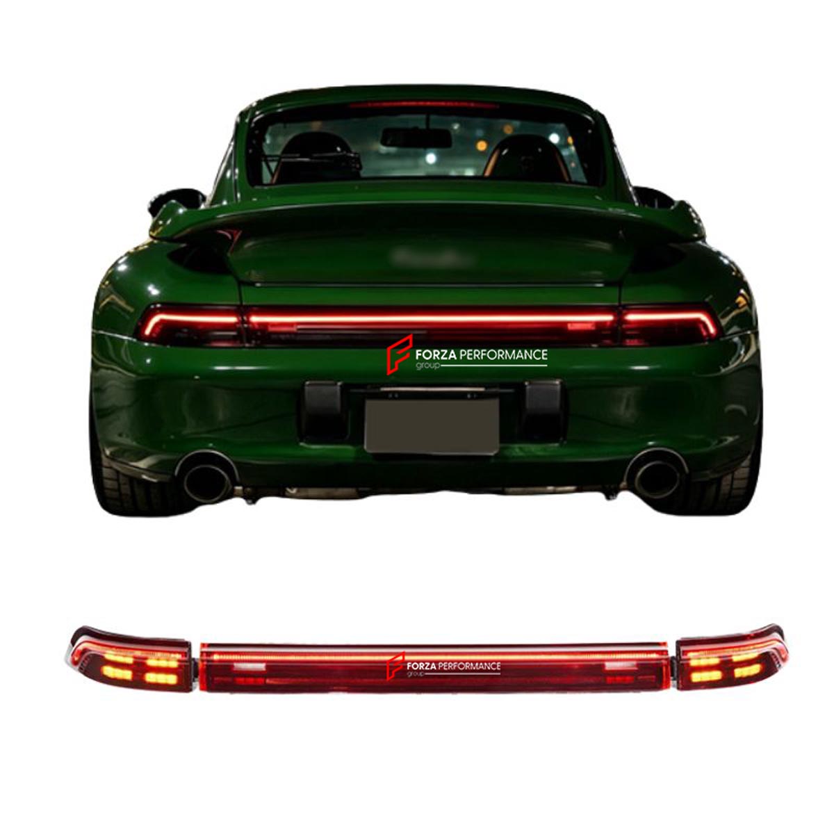 TAIL LIGHTS for PORSCHE 911 993 1994 - 1998
Set includes:

Tail Lights (Pair)
Material: ABS + Polycarbonate

NOTE: Plug and Play, direct fit. Professional installation is recommended.