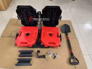 TAILGATE INTEGRATED EQUIPMENT for FORD BRONCO 2021+



Set includes:

Escape Board
Light
Shovel
License Plate Cover
Camera Holder
Gas Cans

Material: Aluminium, Plastic

Note: Professional installation is required.