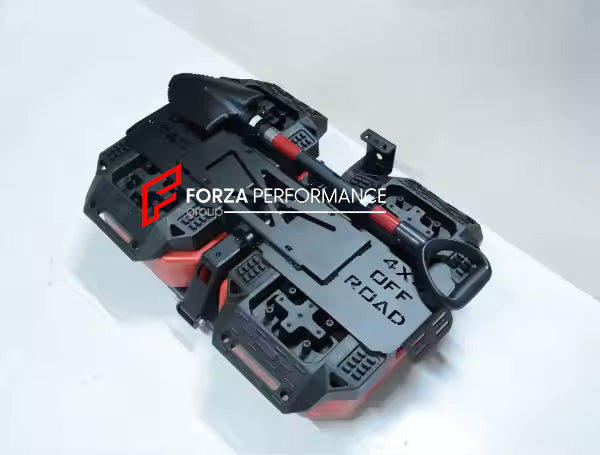 TAILGATE INTEGRATED EQUIPMENT for FORD BRONCO 2021+



Set includes:

Escape Board
Light
Shovel
License Plate Cover
Camera Holder
Gas Cans

Material: Aluminium, Plastic

Note: Professional installation is required.