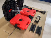TAILGATE INTEGRATED EQUIPMENT for FORD BRONCO 2021+



Set includes:

Escape Board
Light
Shovel
License Plate Cover
Camera Holder
Gas Cans

Material: Aluminium, Plastic

Note: Professional installation is required.