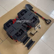 TAILGATE INTEGRATED EQUIPMENT for FORD BRONCO 2021+



Set includes:

Escape Board
Light
Shovel
License Plate Cover
Camera Holder
Gas Cans

Material: Aluminium, Plastic

Note: Professional installation is required.
