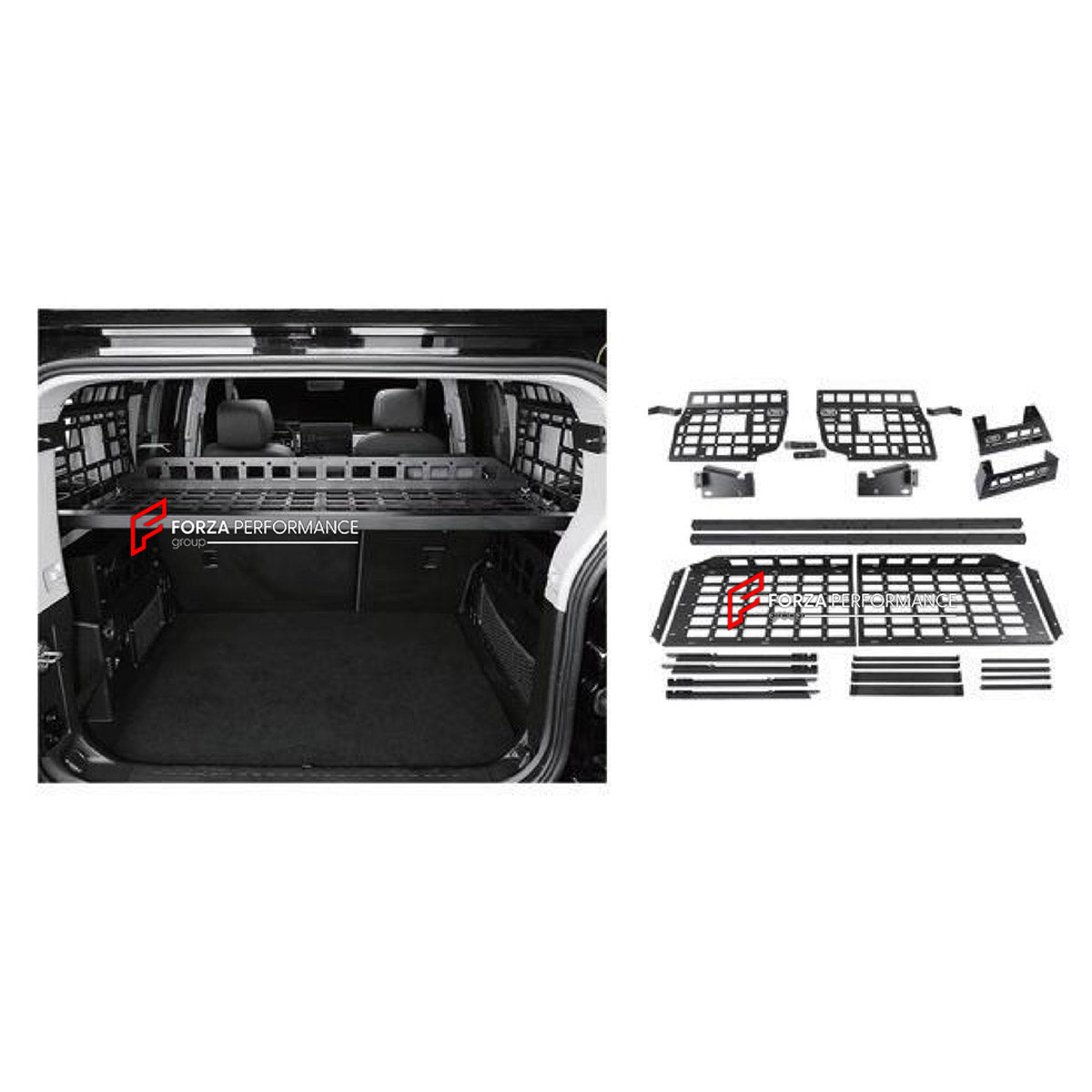 REAR TRUNK MOLLE PANEL STORAGE KIT for Jetour T2 Traveller 2024+
Set includes:

Rear Trunk Molle Panel Storage Kit
Material: Plastic

NOTE: Professional installation is required.