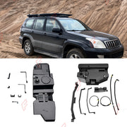 COMBO LONG RANGE FUEL TANK SYSTEM KIT 215L, +128L (EXTRA 34 GAL) EXTENDED RANGE for TOYOTA LAND CRUISER PRADO LC120 4.0L PETROL 2003-2009