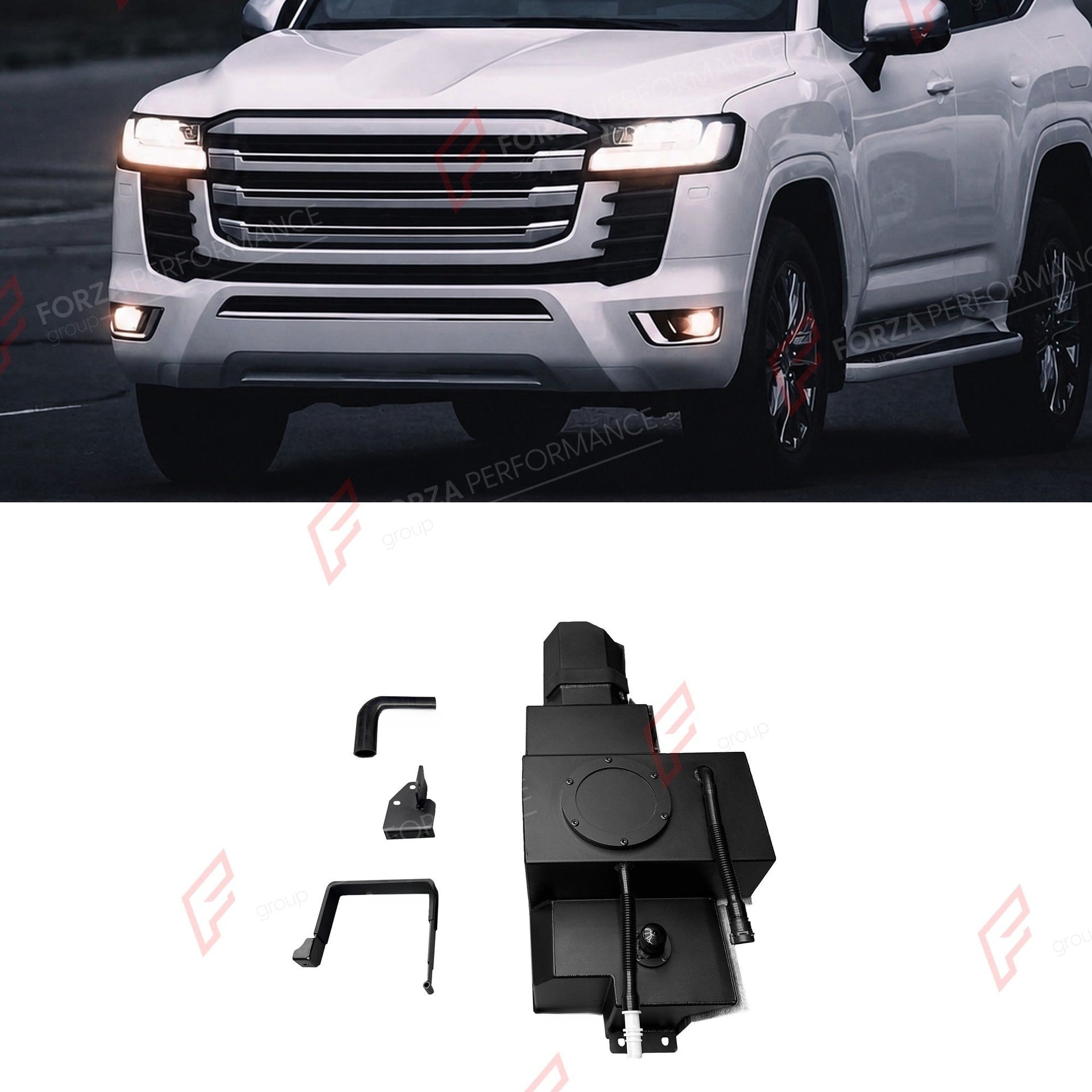 AUXILIARY LONG RANGE FUEL TANK SYSTEM 54L (EXTRA 14 GAL) EXTENDED RANGE for TOYOTA LAND CRUISER LC300 4.0L PETROL 2021+
