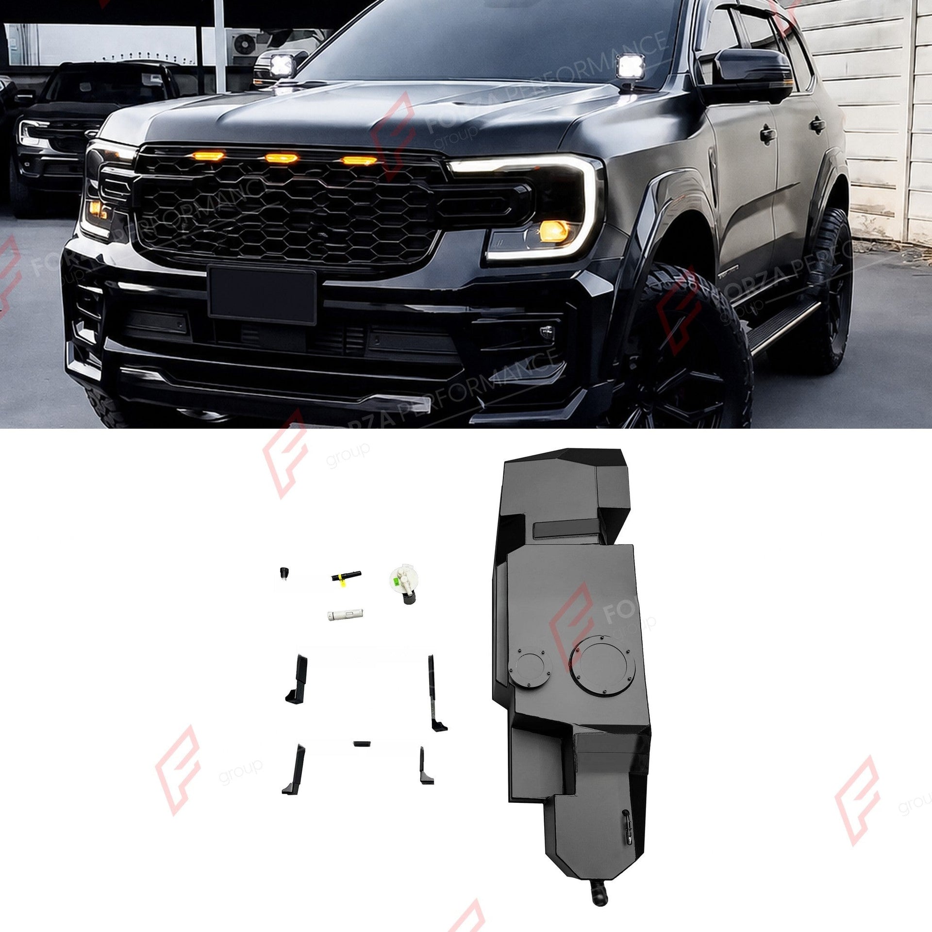 REPLACEMENT LONG RANGE FUEL TANK SYSTEM 120L, +40L (EXTRA 11 GAL) EXTENDED RANGE for FORD EVEREST 2.0T GASOLINE 2015-2024