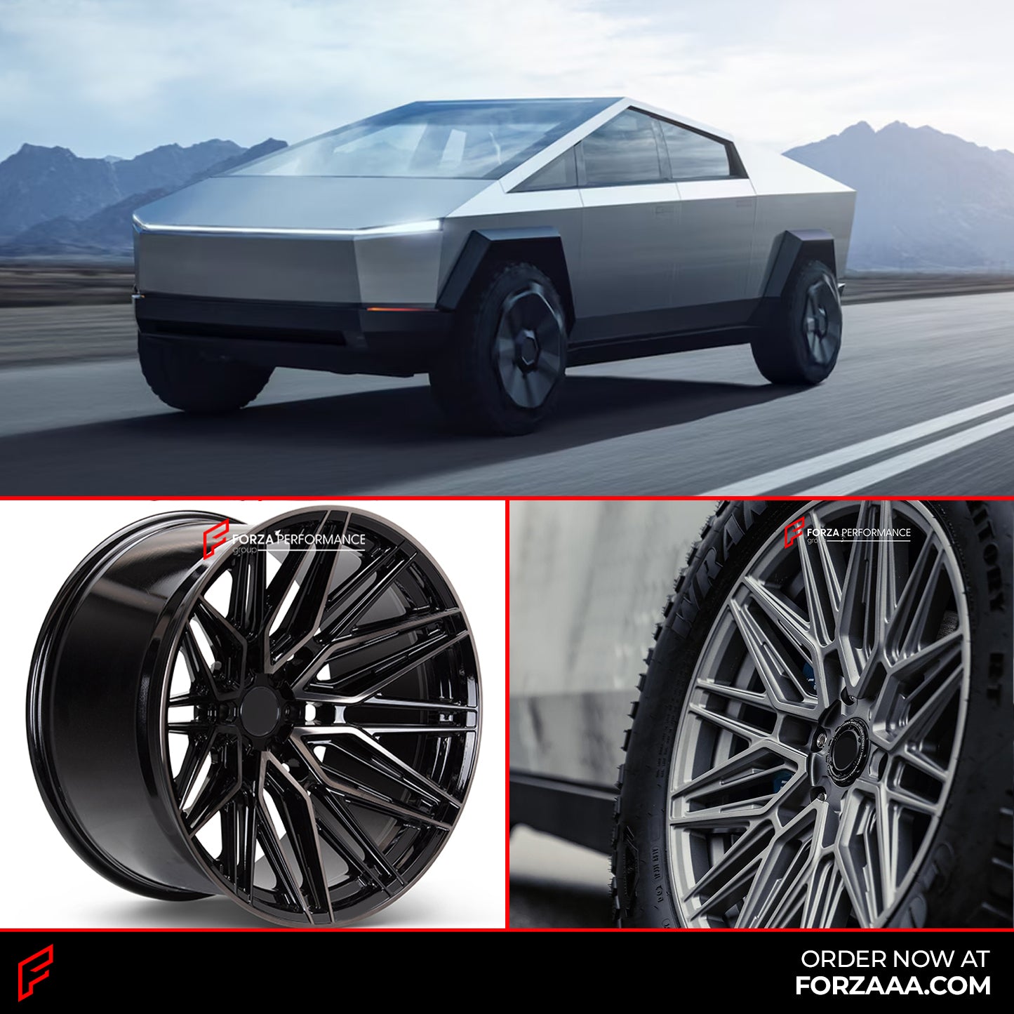 VOSSEN HF6-5 STYLE FORGED WHEELS RIMS for TESLA CYBERTRUCK