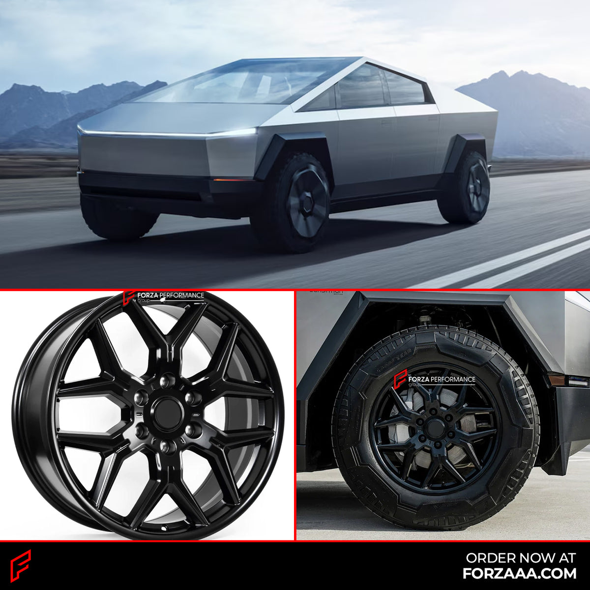 T-SPORTLINE TCT STYLE FORGED WHEELS RIMS for TESLA CYBERTRUCK – Forza ...