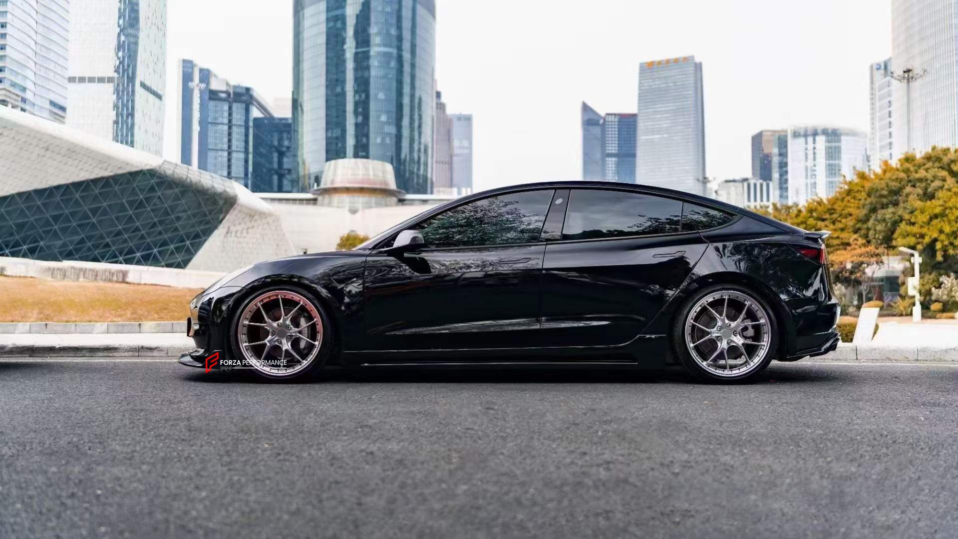 BODY KIT FOR TESLA MODEL 3 2016+ V1 – Forza Performance Group