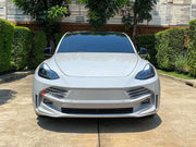 BODY KIT for TESLA MODEL Y 2020+  Set includes:  Front Bumper Front Bumper Canards Rear Diffuser Rear Spoiler