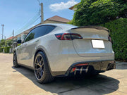 BODY KIT for TESLA MODEL Y 2020+  Set includes:  Front Bumper Front Bumper Canards Rear Diffuser Rear Spoiler