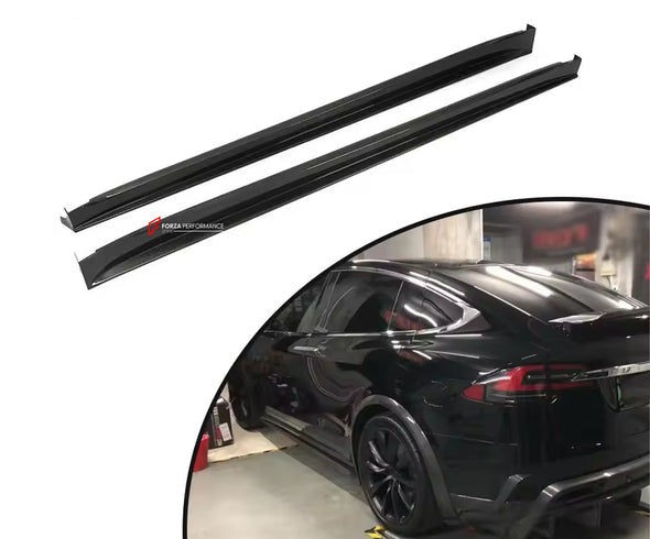 Carbon Fiber Side Skirts for Tesla Model X 2023+