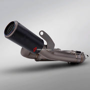 TITANIUM MOTORCYCLE 2-1 HALF EXHAUST SYSTEM  for DUCATI PANIGALE V2 V2S 2020 - 2024

Set include:

Mid Pipe
Resonator
Link Pipe
Exhaust Slip On


Material: Titanium (can be made in Stainless Steel)

NOTE:&nbsp;Professional installation is required.

FEATURES:

Engineered Digital prototyping using 3D CAD design software, each car model chassis has been 3D laser scanned in the factor
Factory run all test cars on Italian 1200HP Dyno machine, to make the best performance design of exhaust
CNC bending machine ac