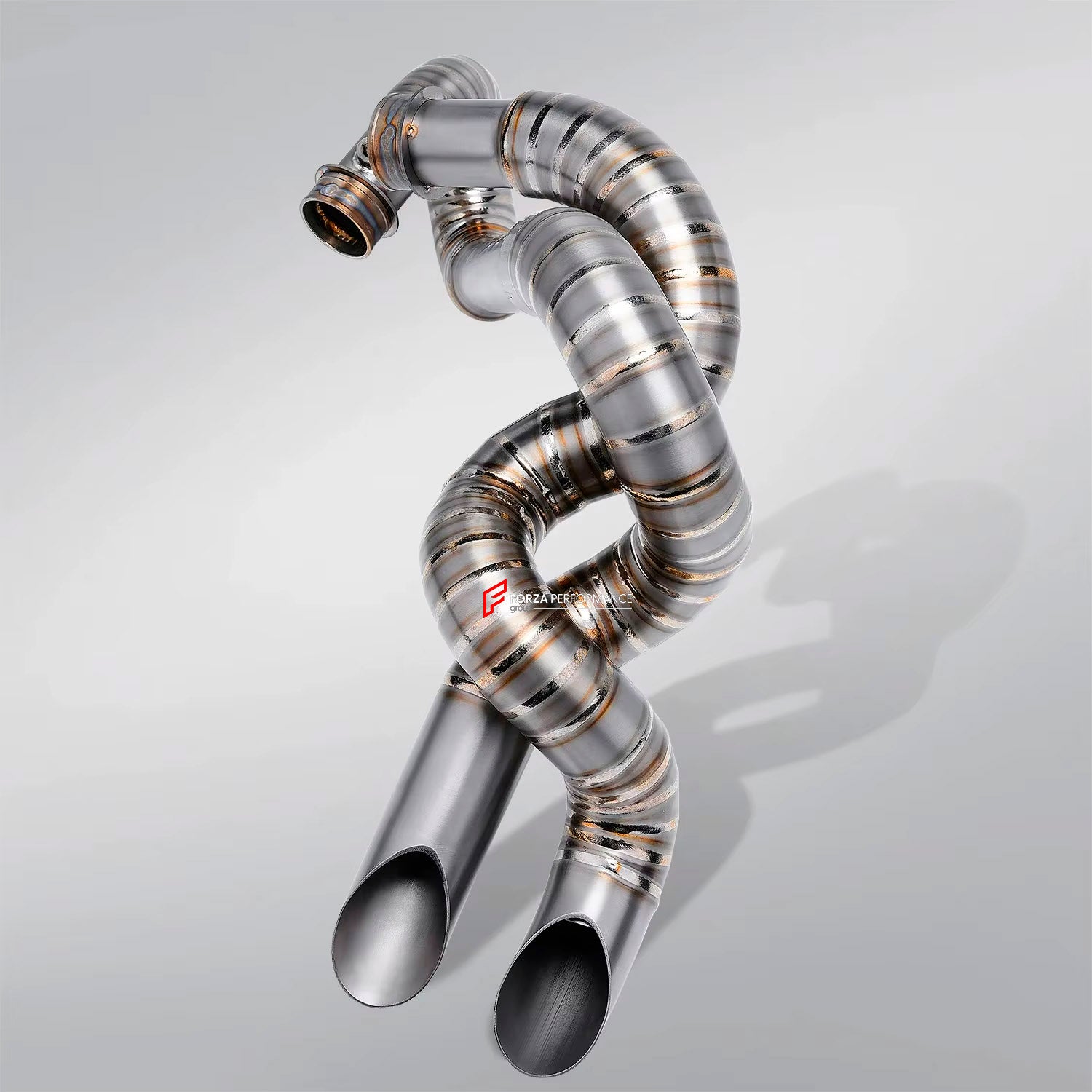 TITANIUM MOTORCYCLE EXHAUST PIPE SYSTEM for TRIUMPH BONNEVILLE BOBBER 2014+

Set include:

Exhaust Pipes

Material: Titanium (can be made in Stainless Steel)

NOTE:&nbsp;Professional installation is required.

FEATURES:

Engineered Digital prototyping using 3D CAD design software, each car model chassis has been 3D laser scanned in the factor
Factory run all test cars on Italian 1200HP Dyno machine, to make the best performance design of exhaust
CNC bending machine accurately bends the tube according to the