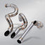 TITANIUM MOTORCYCLE EXHAUST PIPE SYSTEM for TRIUMPH BONNEVILLE BOBBER 2014+

Set include:

Exhaust Pipes

Material: Titanium + Stainless Steel

NOTE:&nbsp;Professional installation is required.

FEATURES:

Engineered Digital prototyping using 3D CAD design software, each car model chassis has been 3D laser scanned in the factor
Factory run all test cars on Italian 1200HP Dyno machine, to make the best performance design of exhaust
CNC bending machine accurately bends the tube according to the computer data

