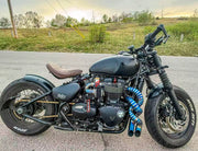 TITANIUM MOTORCYCLE EXHAUST PIPE SYSTEM for TRIUMPH BONNEVILLE BOBBER 2014+

Set include:

Exhaust Pipes

Material: Titanium (can be made in Stainless Steel)

NOTE:&nbsp;Professional installation is required.

FEATURES:

Engineered Digital prototyping using 3D CAD design software, each car model chassis has been 3D laser scanned in the factor
Factory run all test cars on Italian 1200HP Dyno machine, to make the best performance design of exhaust
CNC bending machine accurately bends the tube according to the
