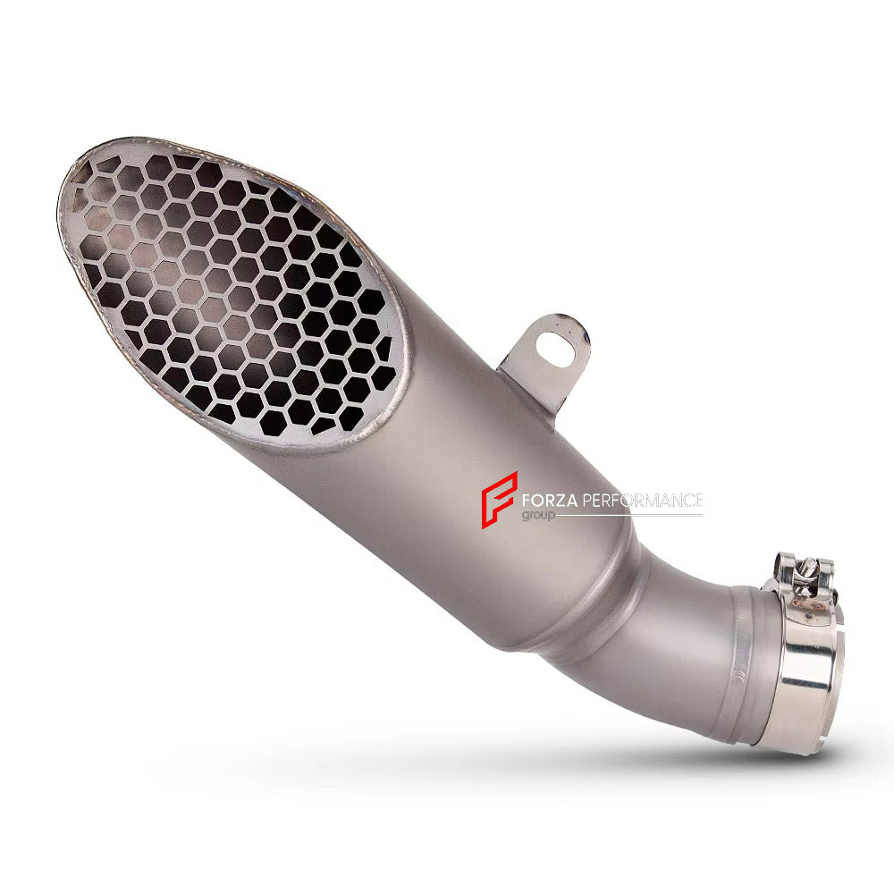 TITANIUM MOTORCYCLE EXHAUST SLIP ON for APRILIA RSV4 RS TUONO V4 2015+