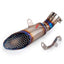 TITANIUM MOTORCYCLE EXHAUST SLIP ON for APRILIA RSV4 RS TUONO V4 2015+

Set include:

Slip - On

Material: Titanium + Stainless Steel

NOTE: Professional installation is required.

FEATURES:

Engineered Digital prototyping using 3D CAD design software, each car model chassis has been 3D laser scanned in the factor
Factory run all test cars on Italian 1200HP Dyno machine, to make the best performance design of exhaust
CNC bending machine accurately bends the tube according to the computer data
Our factory us