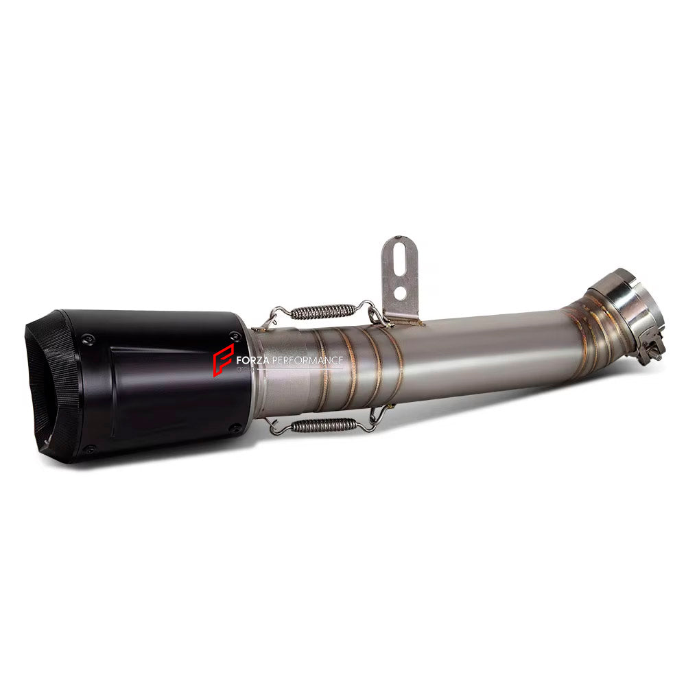TITANIUM MOTORCYCLE EXHAUST SLIP ON for APRILIA RSV4 RS TUONO V4 2015+